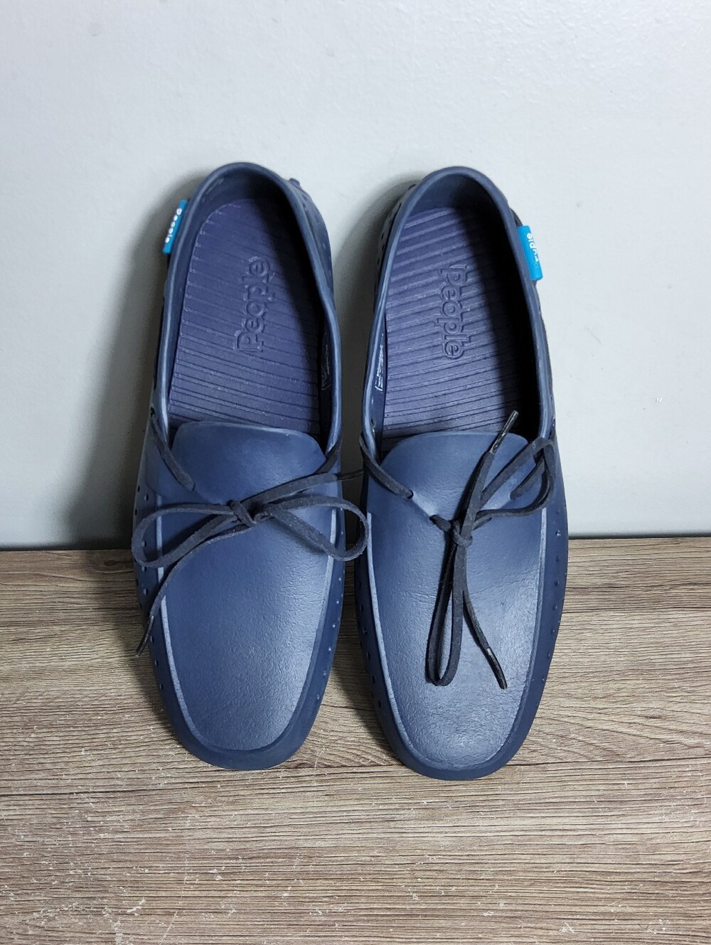 People Footwear Men's Navy Blue Slip On Boat Shoes Loafers M7 - Picture 3 of 10
